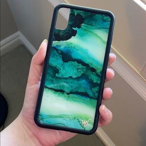 iPhone XS Max Wildflower case Emerald Green